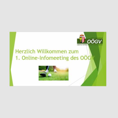 Erstes OÖGV Vorstands Info-Meeting für die Klubs
